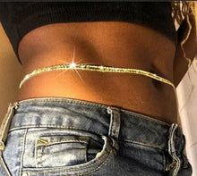 Load image into Gallery viewer, Too Bad To Waist It ! Gold/Silver Belly Chain
