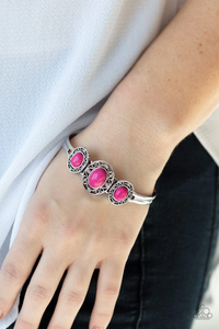 Stone Sage Pink- Cuff Bracelet