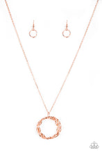 Load image into Gallery viewer, Millennial Minimalist- Copper Necklace And Earrings
