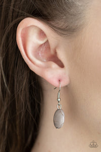Southwest Showdown-  Gray And Silver Necklace And Earrings