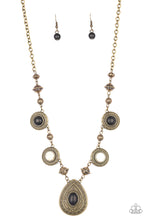 Load image into Gallery viewer, Mayan Magic- Multi Brass  Necklace And Earrings

