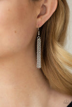 Load image into Gallery viewer, Metro Mirage- Silver Necklace And Earrings

