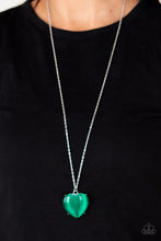 Load image into Gallery viewer, Warmhearted Glow- Green Necklace And Earrings
