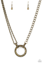 Cargar imagen en el visor de la galería, Razzle Dazzle- Brass Necklace And Earrings
