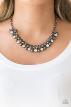 Load image into Gallery viewer, Wall Street Winner- Black (Bling) Necklace And Earrings
