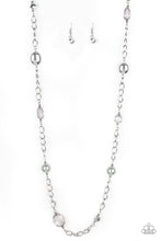 Cargar imagen en el visor de la galería, Only For Special Occasions- Silver Pearly Beads Necklace And Earrings
