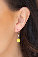 Cargar imagen en el visor de la galería, Terra Nouveau- (Yellow And Silver) Necklace And Earring Set
