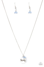 Load image into Gallery viewer, Warm My Heart- Blue Necklace And Earrings
