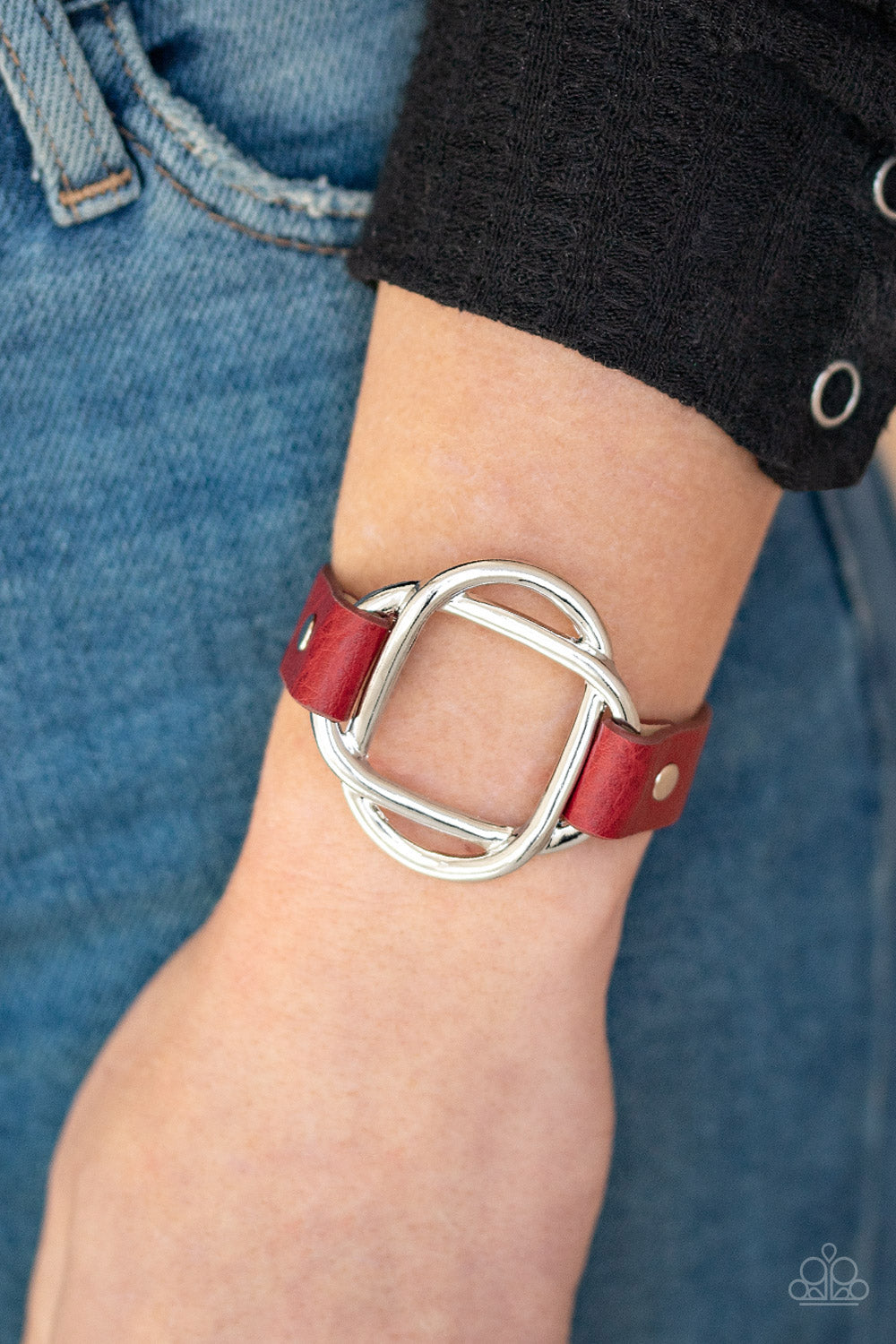 Nautically Knotted- Red Urban Bracelet