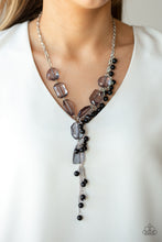 Cargar imagen en el visor de la galería, Prismatic Princess- Black Necklace And Earrings
