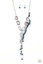 Load image into Gallery viewer, Prismatic Princess- Blue Necklace And Earrings

