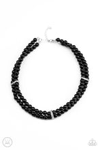 Cargar imagen en el visor de la galería, Put On Your Party Dress- Black (Bling) Necklace And Earrings
