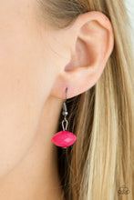 Cargar imagen en el visor de la galería, Runaway Rebel- Pink Necklace And Earrings
