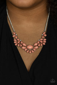 Secret GARDENISTA- Pink/Bling Necklace And Earrings