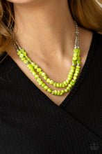 Cargar imagen en el visor de la galería, Staycation Status-Green Necklace And Earrings
